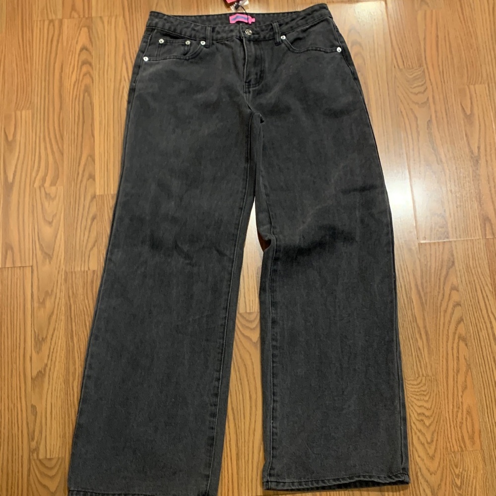 Edikted Black Straight Leg Women's Jeans